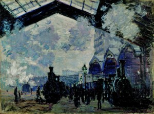 La estación de Saint-Lazare, de Claude Monet.