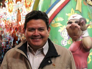 José Luis Sandín, autor de Historias del metro. Imagen: Antología virtual de minificción mexicana.