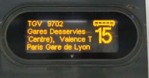 TGV inOui Barcelona-París en la estación de Sants. MIGUEL BUSTOS.