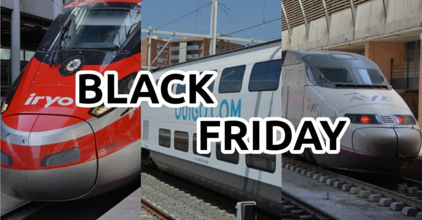 El Black Friday para viajar en tren por España