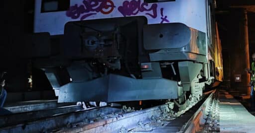 Tren descarrilado en Atocha. © CARLOSPA1982.